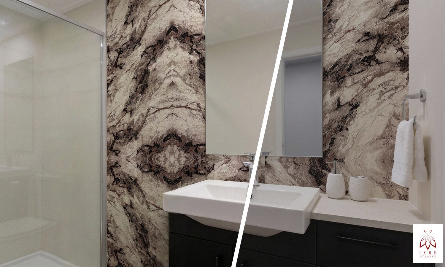 IKHEMalarka Wandpaneel Selbstklebende Flexible Schaum-Wandverkleidung 1,8 m², BxL: 60x300 cm, 1,8 qm, (1 Rolle = 1,8 m², 300x60cm) Schall- und wärmeisolierend,  – Bild 5 von 5