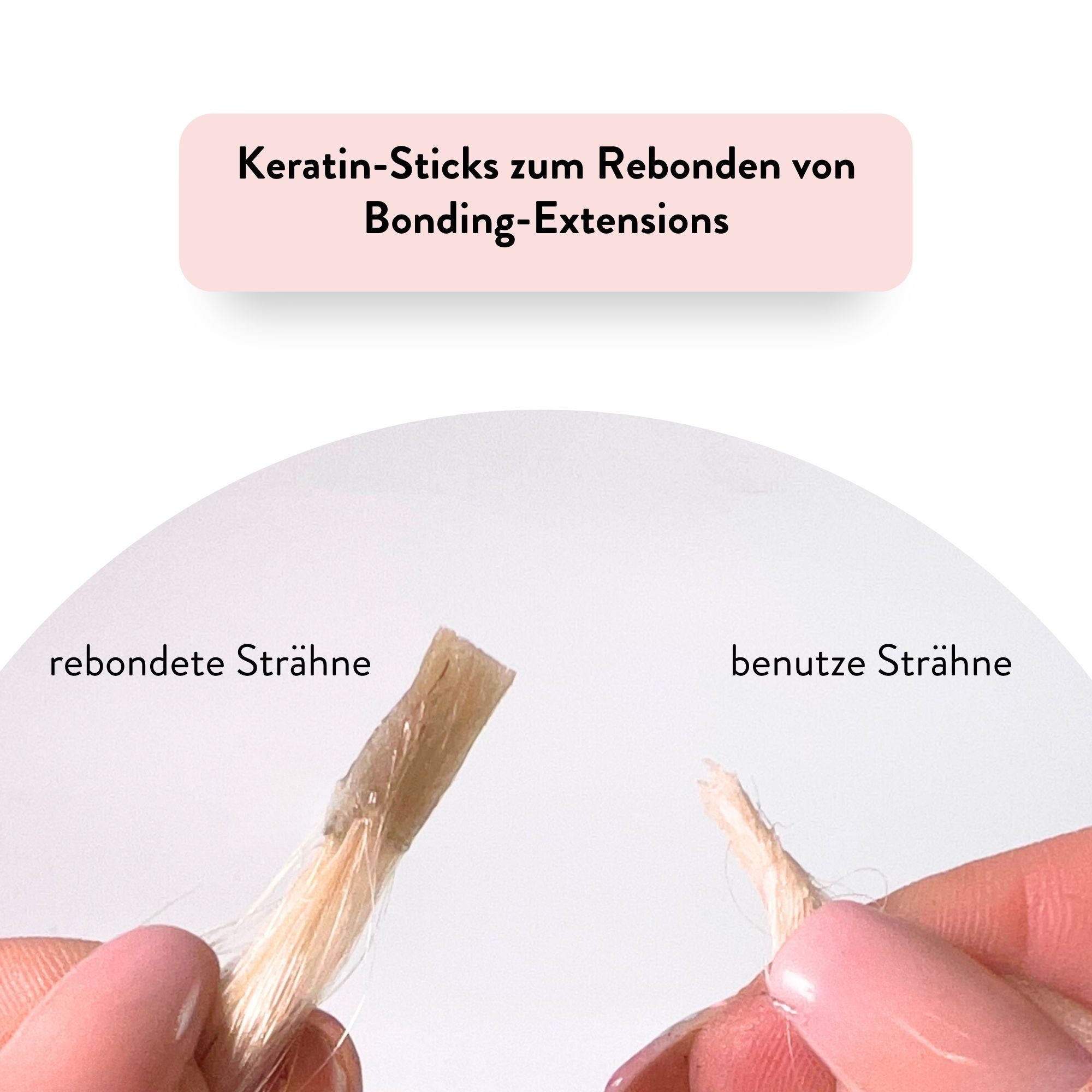 Keratin blond hair2heart Echthaar-Extension Sticks