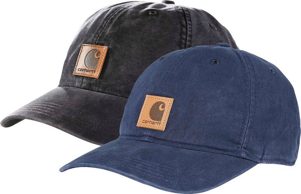 Carhartt Baseball Cap Odessa 100289 (2-St) mit Schweißband und  Klettverschluss