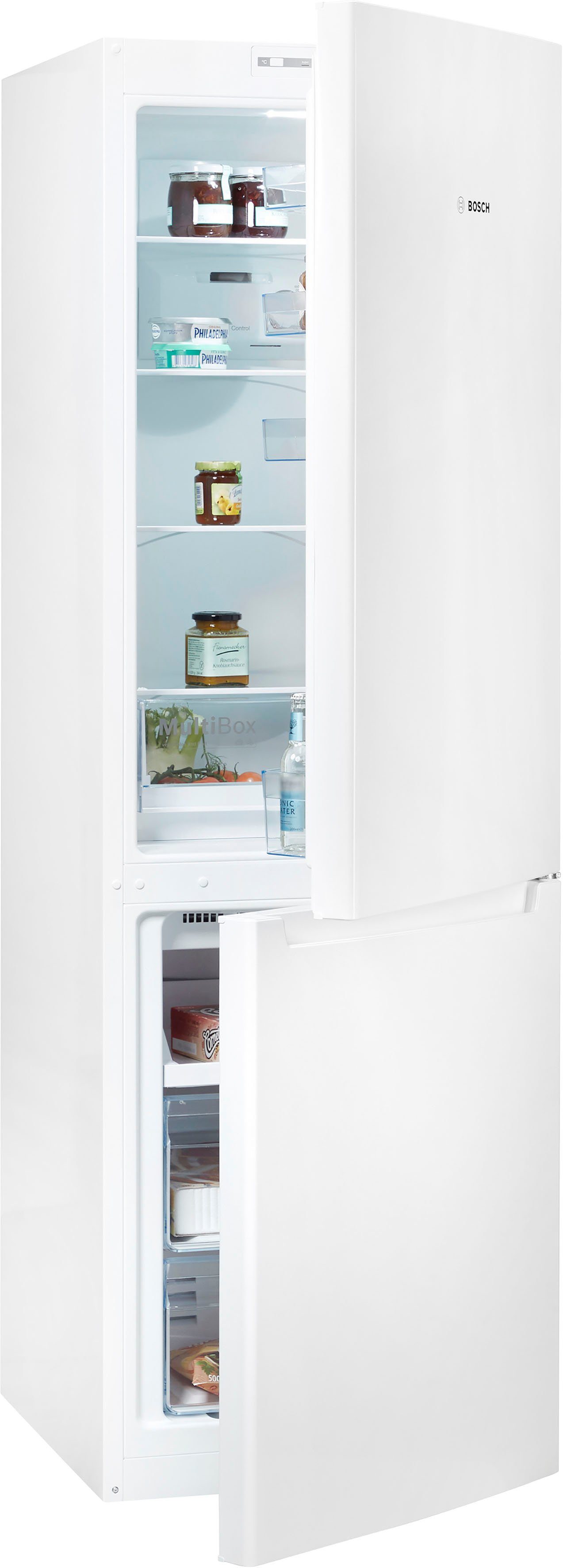 BOSCH Kühl-/Gefrierkombination 2 KGN36NWEA, 186 cm hoch, 60 cm breit