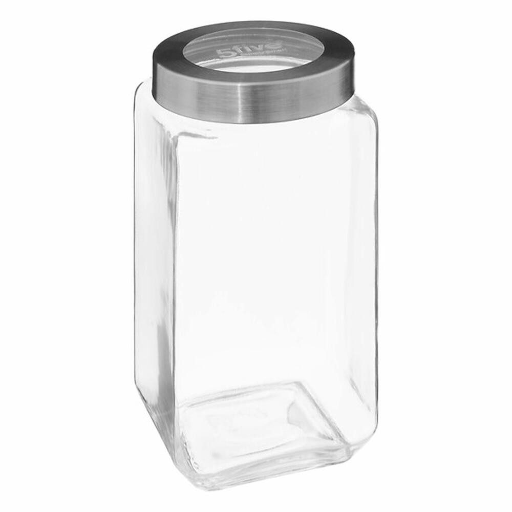 5five Simply Smart Einmachglas Miro 2 L, Glas, Stahl, Acryl