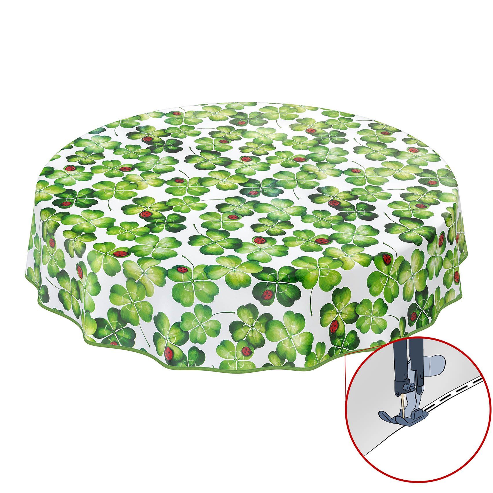 ANRO Tischdecke Wachstuchtischdecke Gartentischdecke Wachstischdecke (Einze günstig online kaufen