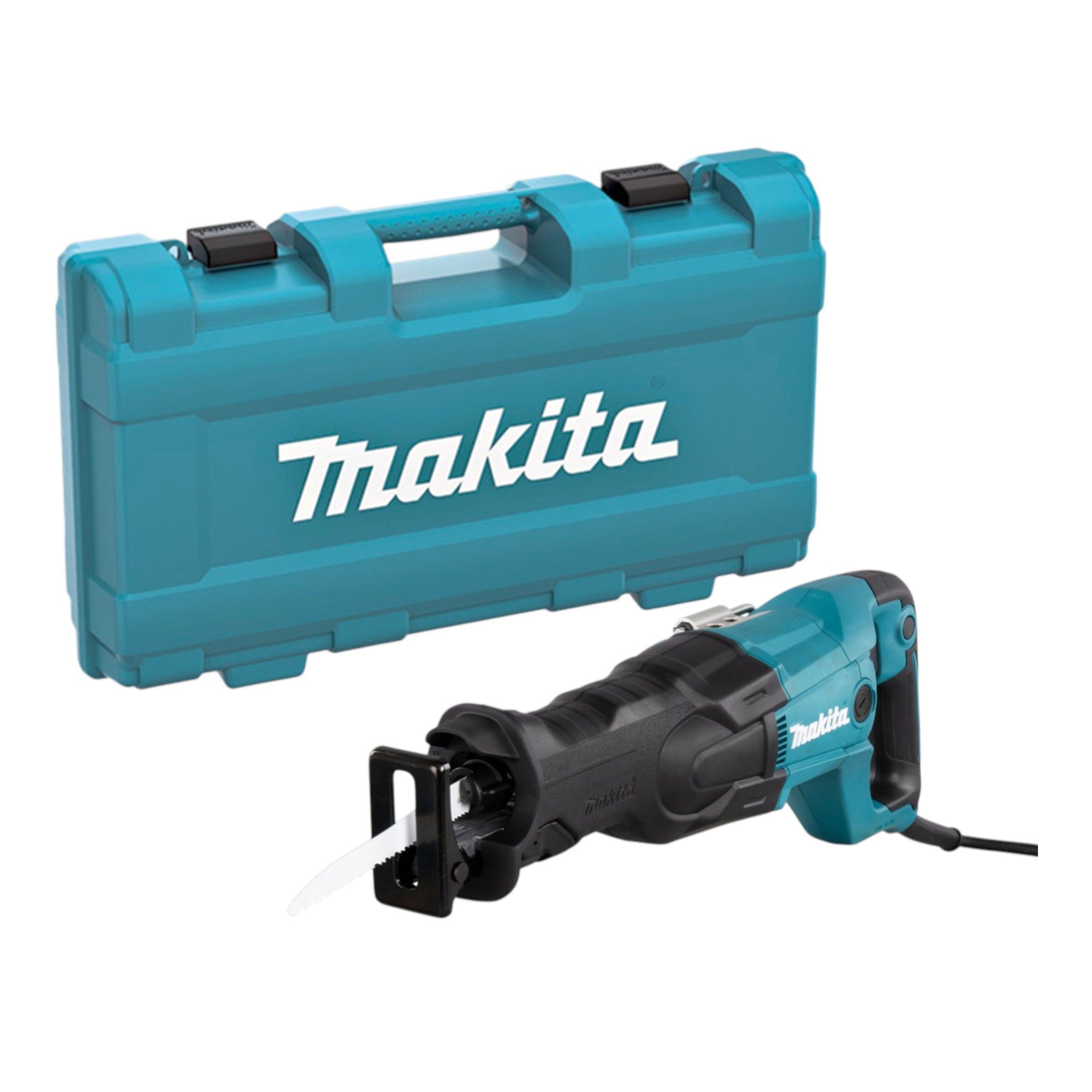 Makita Reciprosäge JR 3061 T Reciprosäge 1250 Watt 32 mm + 3x Sägeblatt + Koffer