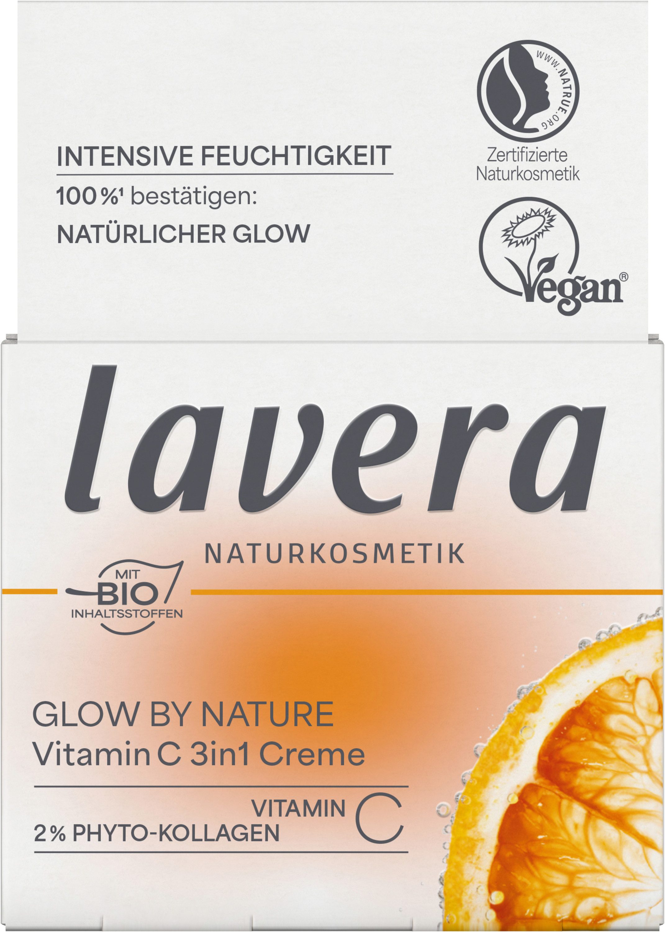 lavera Gesichtspflege Glow By Nature Vitamin C 3in1 Creme, 1-tlg.