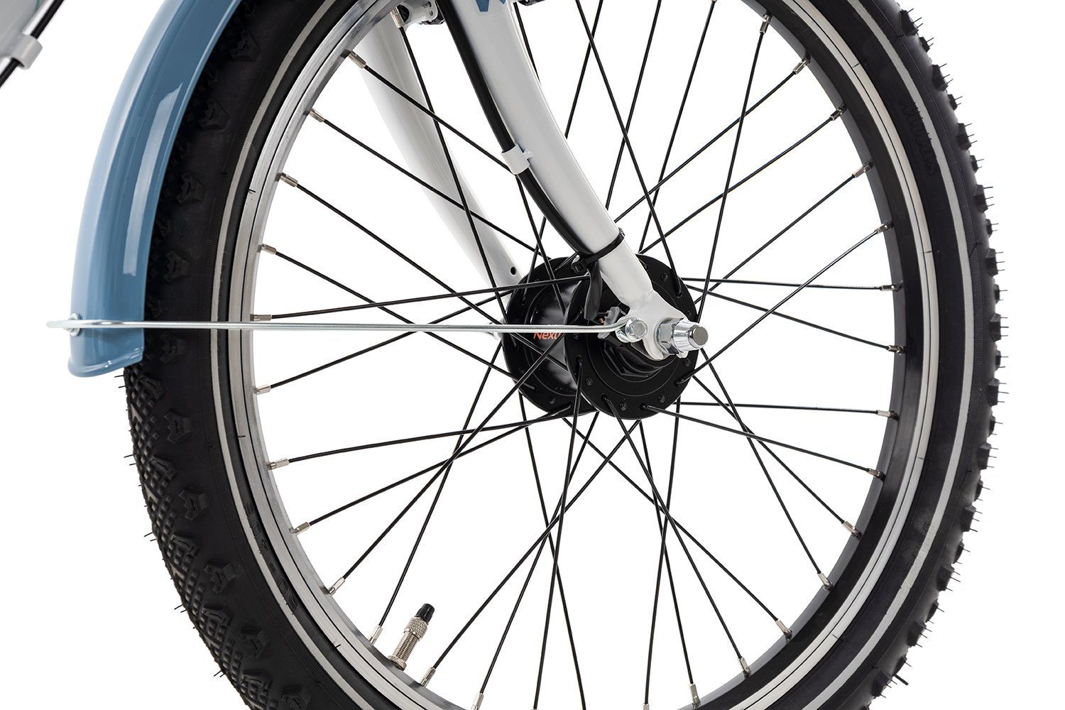 Maxim Kinderfahrrad Sevilla Alu 3 20 Wave, 3 Gang Shimano Nexus 3 Rücktritt Schaltwerk, Nabenschaltung Rücktritt, Kinderrad 20 Zoll Junge Mädchen weiß