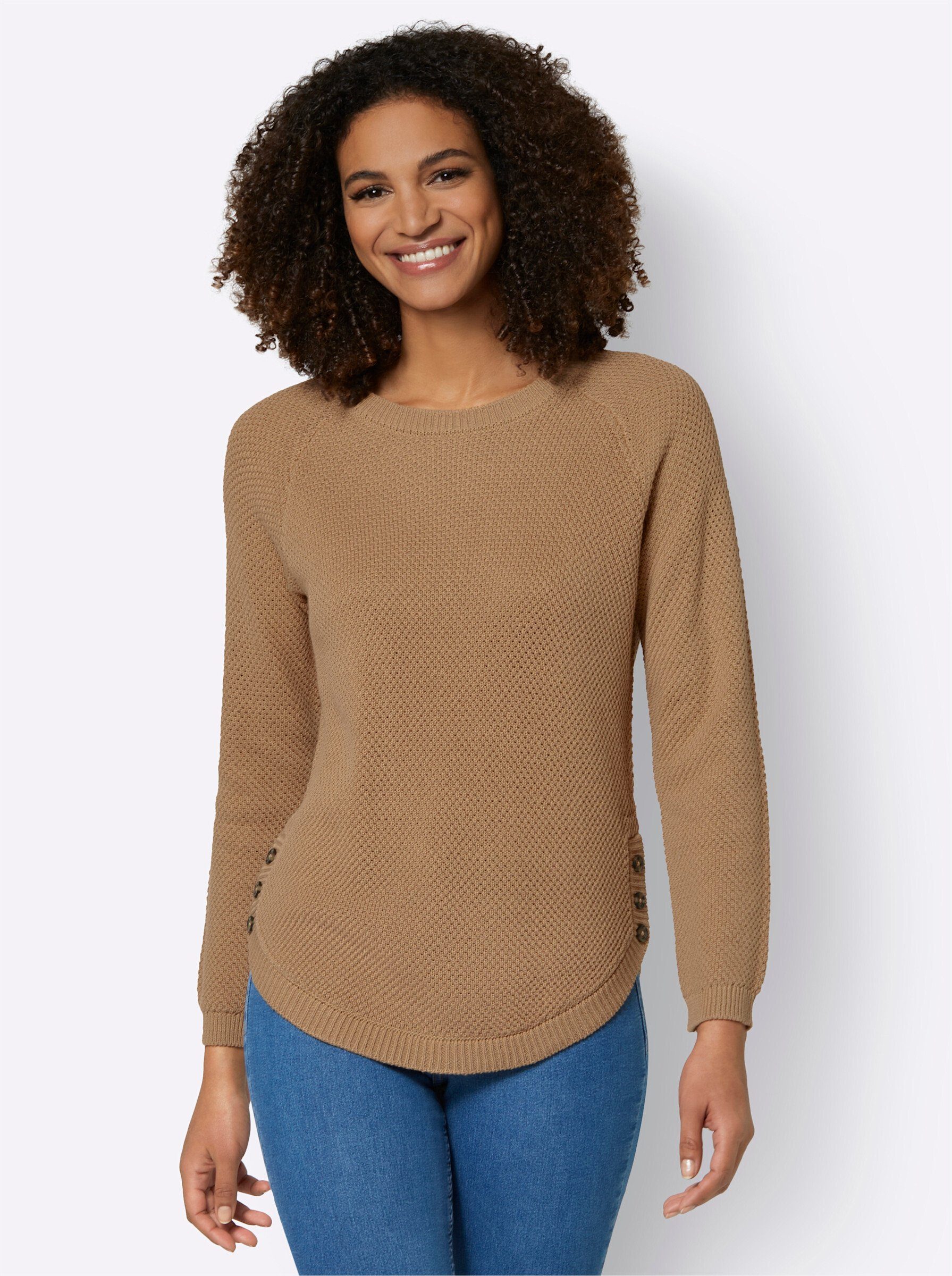 WITT WEIDEN Strickpullover camel | Strickpullover