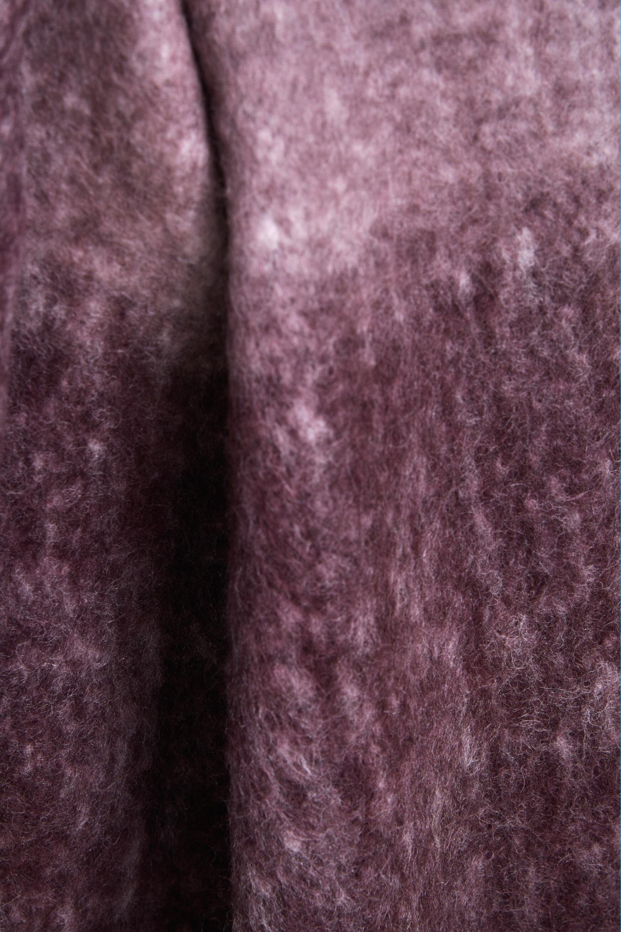 weiche Weiß Wolle, und Lila, carla&marge, in Maviola, cm, Violett, 130x170 Rosa % Streifen 25 / Plaid Kuscheldecke, in Wohndecke Tagesdecke