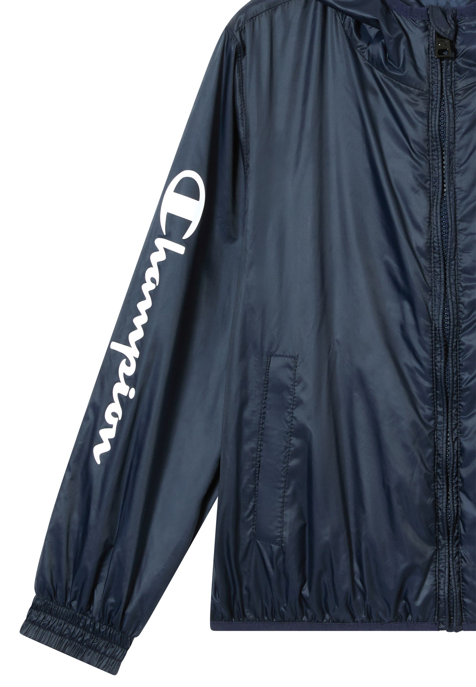 Champion Windbreaker OUTDOOR Light Hooded Jacket with Large Logo