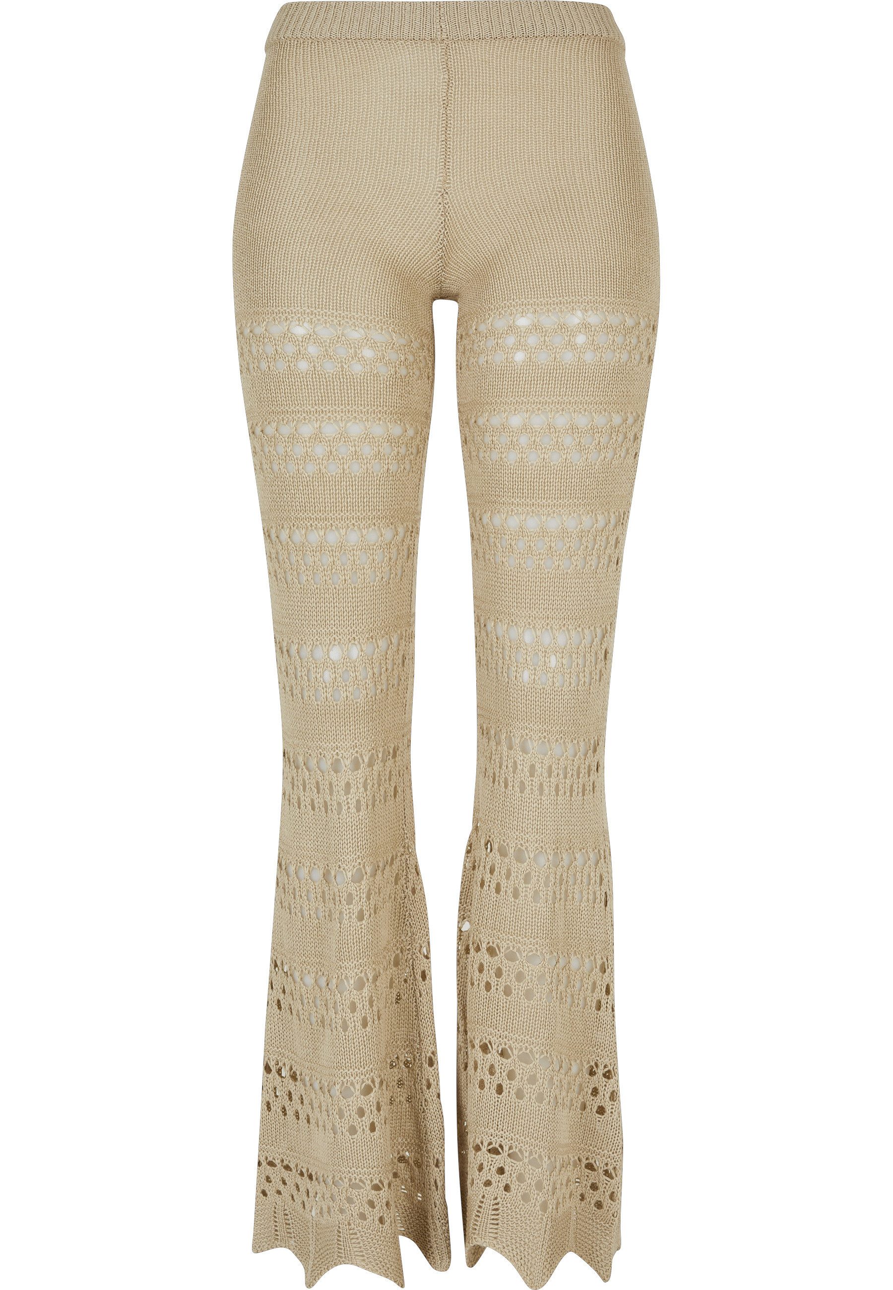 Leggings Urban Classics Damen Ladies Flared Crochet Knit Leggings
