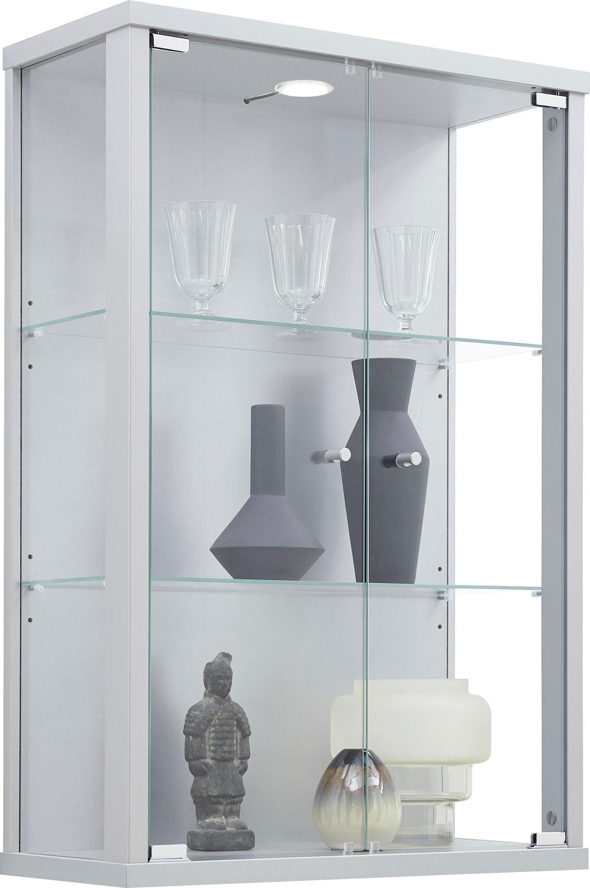 Beleuchtung OPTIMA fif möbel inkl. Vitrine Silber