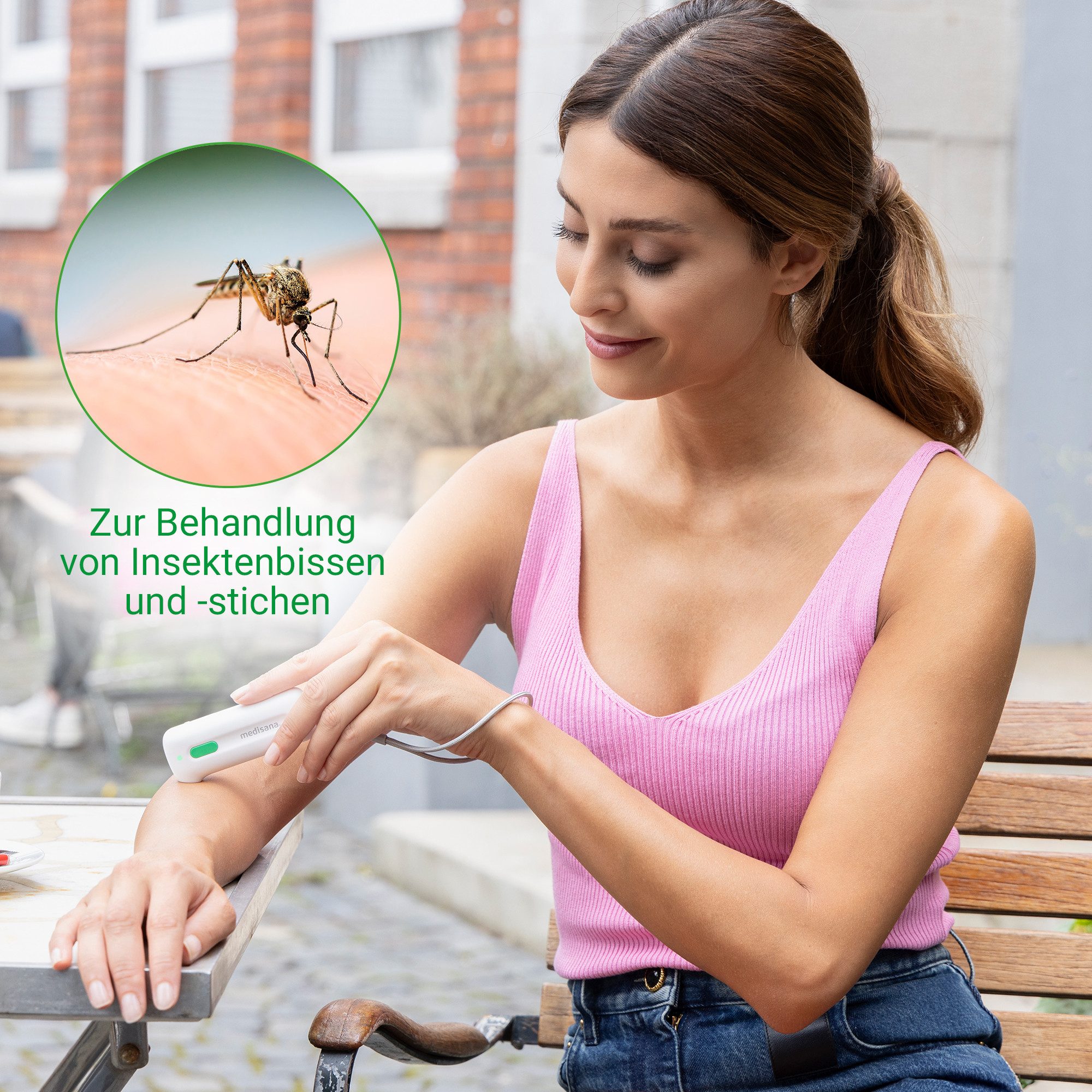medisana Insektenstichheiler IB 100, schnell aufheizend, kompakt, zertifiziertes Medizinprodukt, handlich