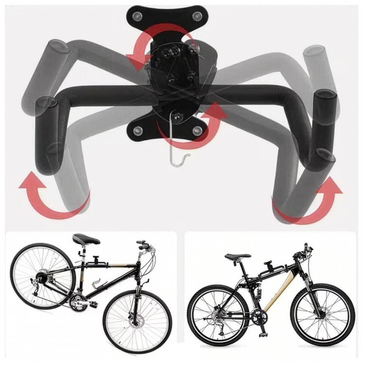 Beast Fahrradwandhalterung Fahrrad Wandhalterung Fahrradaufhängung Fahrradhalter Wandmontage