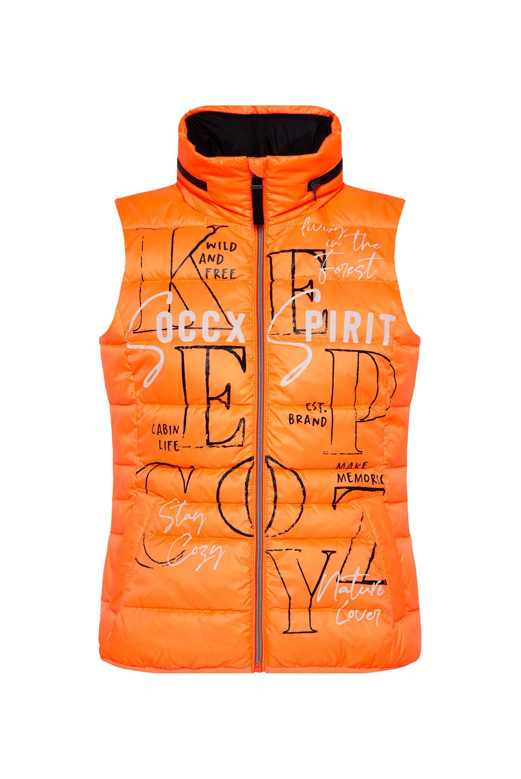 SOCCX Steppweste mit integrierter Kapuze