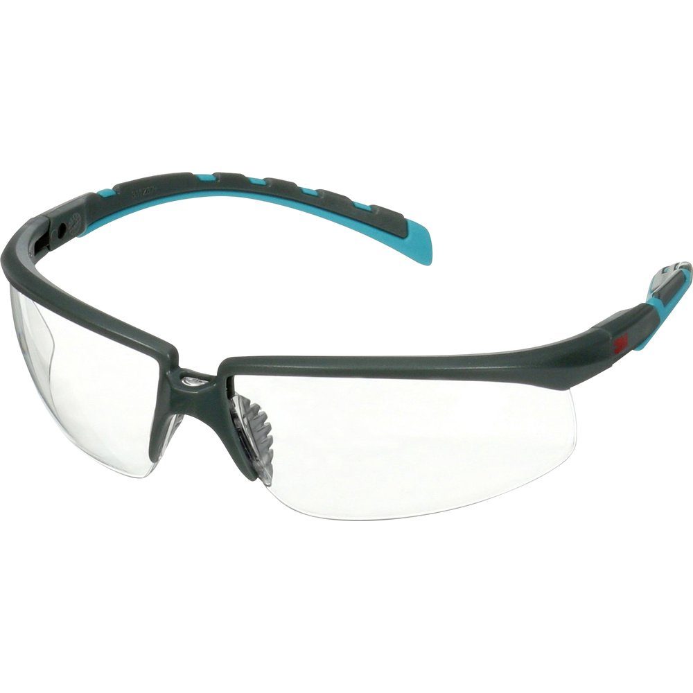 3M Arbeitsschutzbrille 3M S2001SGAF-BGR Schutzbrille mit Antibeschlag-Schutz, mit Antikratz-