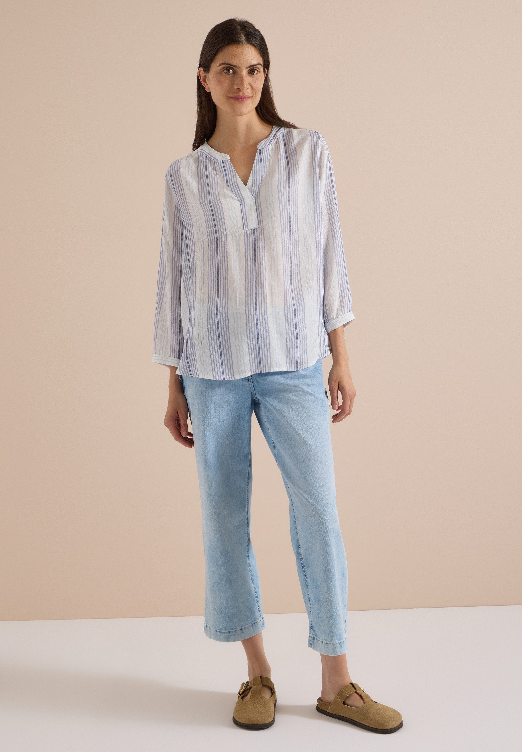 CECIL Klassische Bluse mit 3/4 Ärmeln