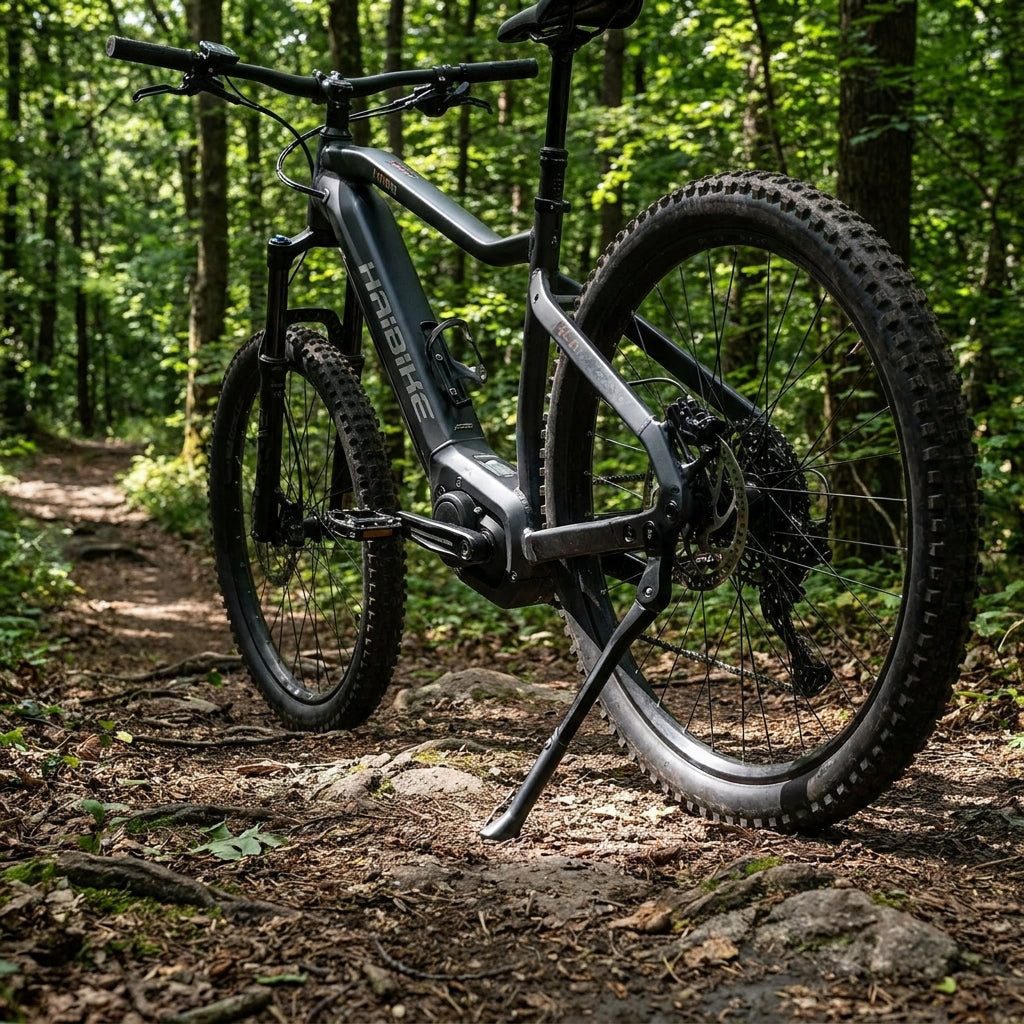 Haibike Fahrradständer XLC Ständerplatte KS-X06 M5 inkl. Schrauben Haibike Flyon HardSeven 9/