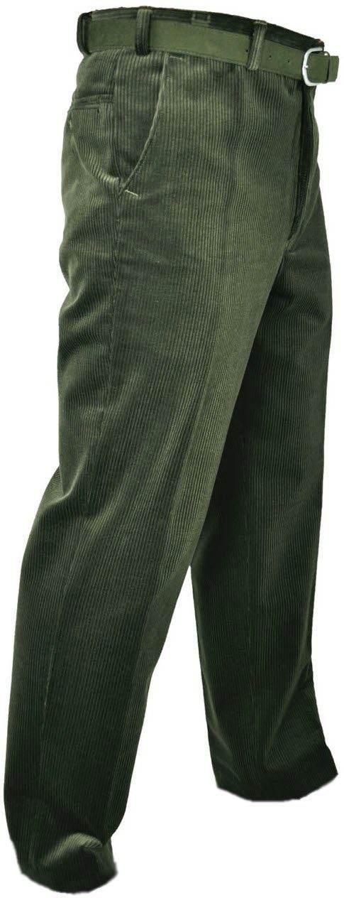 Hubertus® Hunting Cordhose Stretch-Cordhose oliv/grün Jagdhose Herren Kord  Jägerhose von Oefele