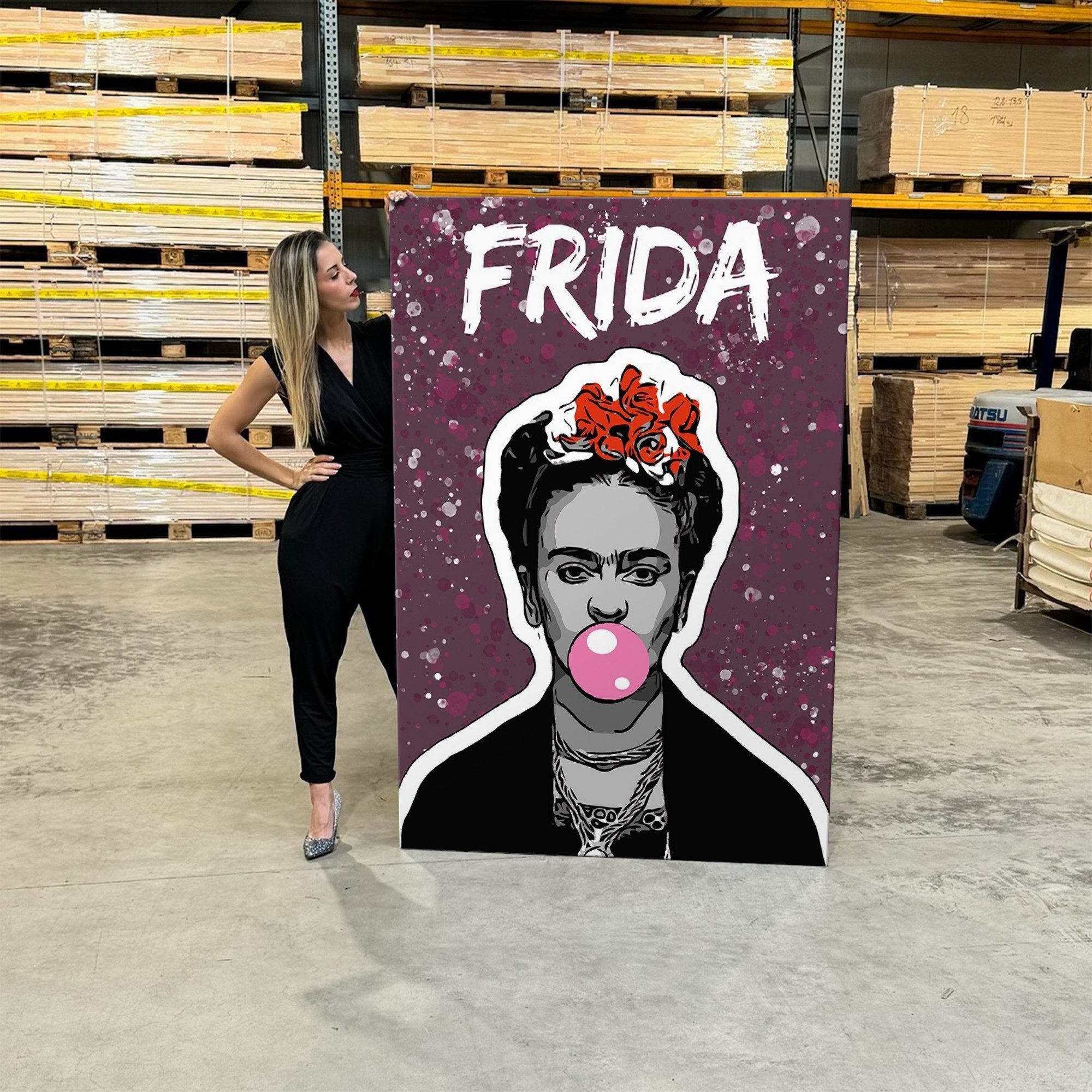 Artmazing Leinwandbild Frida, Frida, gesp. auf FSC Echtholz-Keilrahmen, in versch. Größen