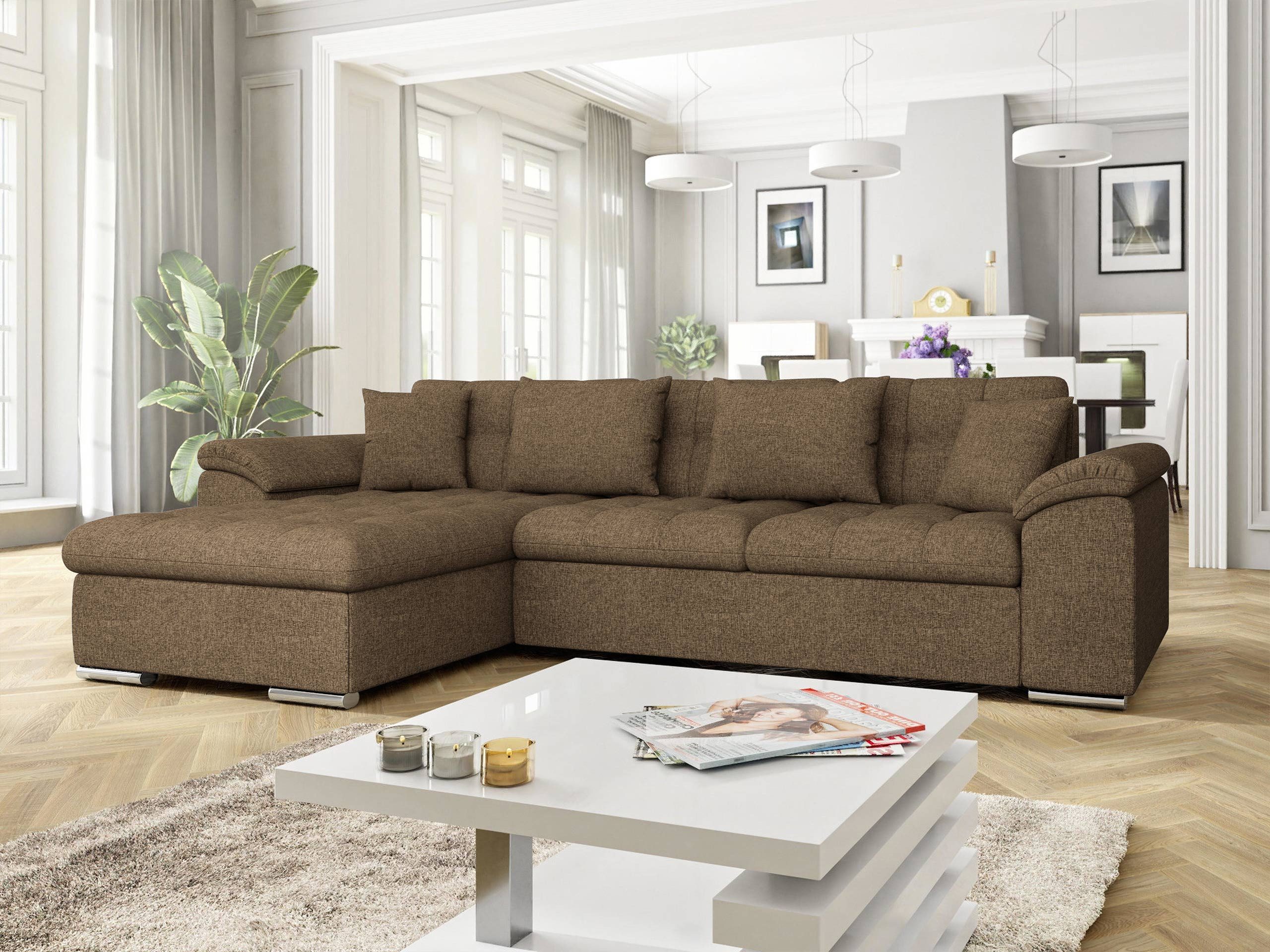 MIRJAN24 Ecksofa Diana, mit Schlaffunktion und günstig online kaufen
