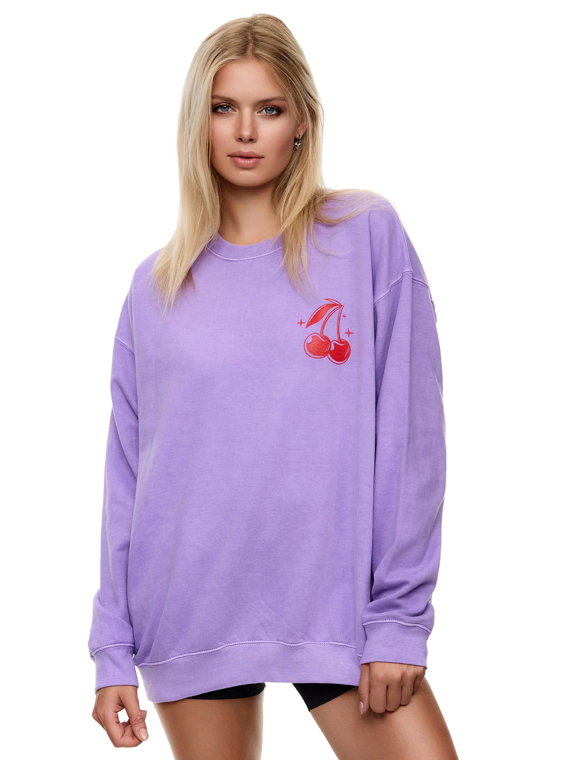 Worldclassca Sweatshirt Worldclassca Oversized Sweatshirt Print günstig online kaufen