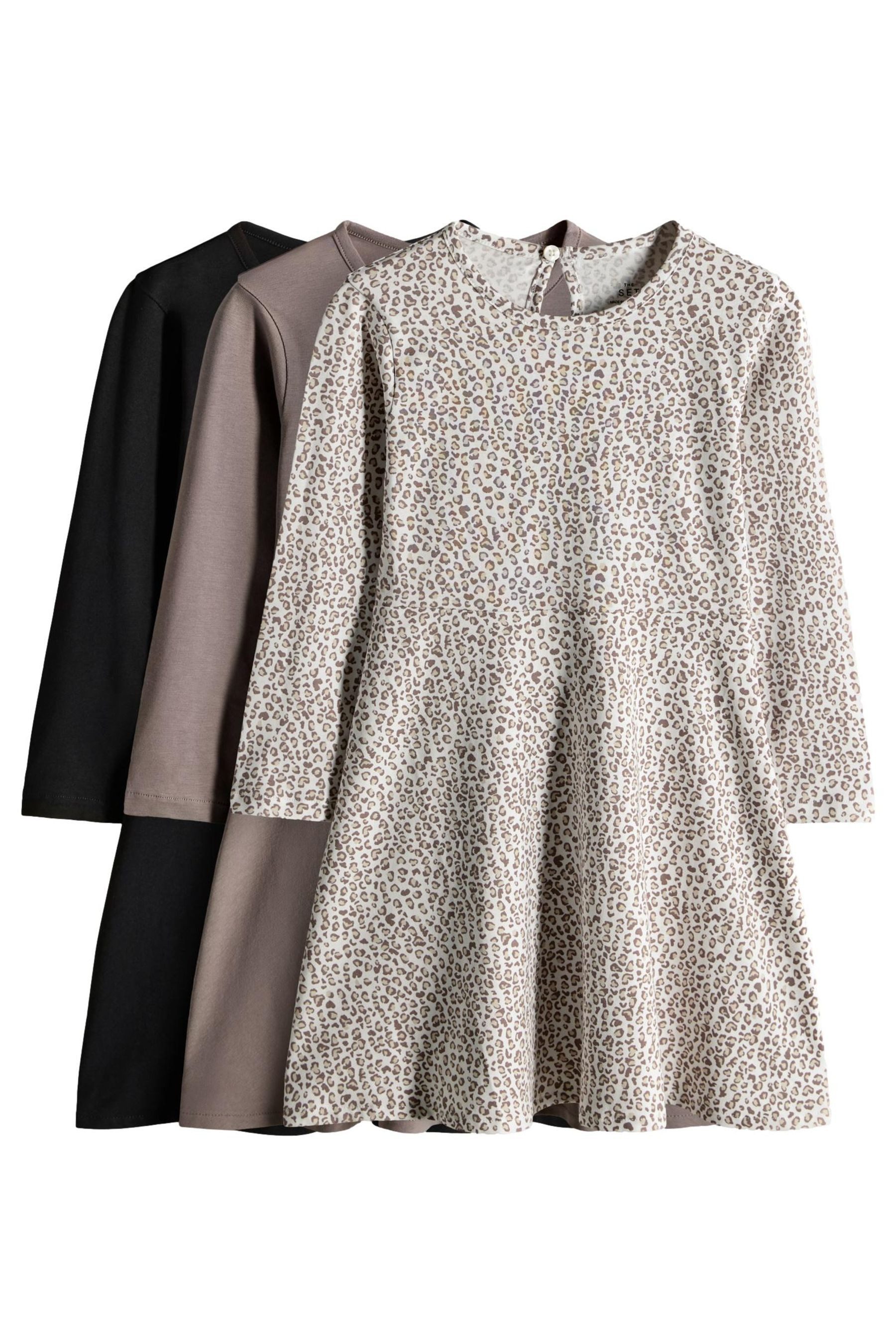 The Set Skaterkleid The Set Langärmelige Для фигурного катания, 3er-Pack (3-tlg)