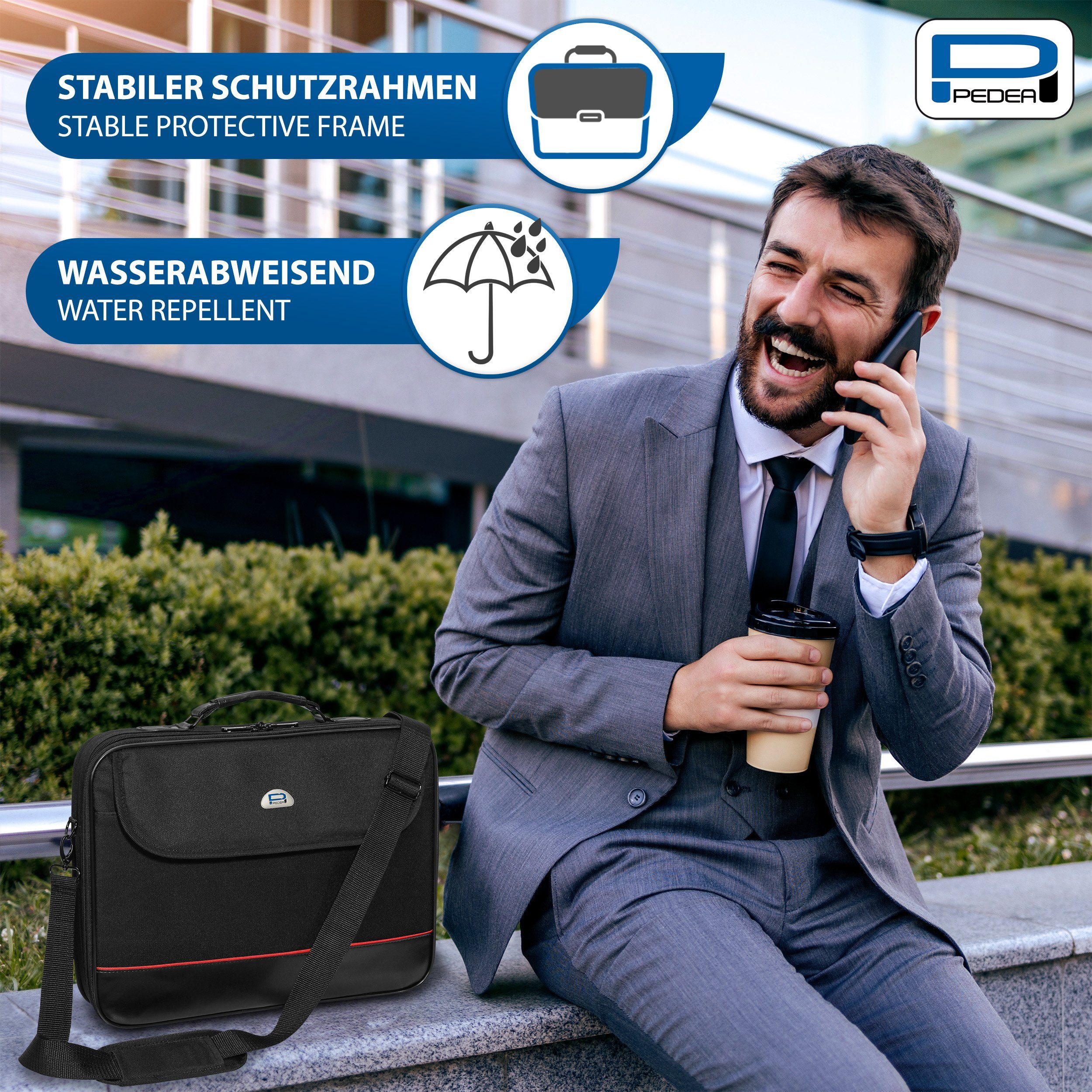 PEDEA Laptoptasche Notebooktasche 13,3 / 15,6 / 17,3 / 18,4 / 20,1 mit Maus günstig online kaufen