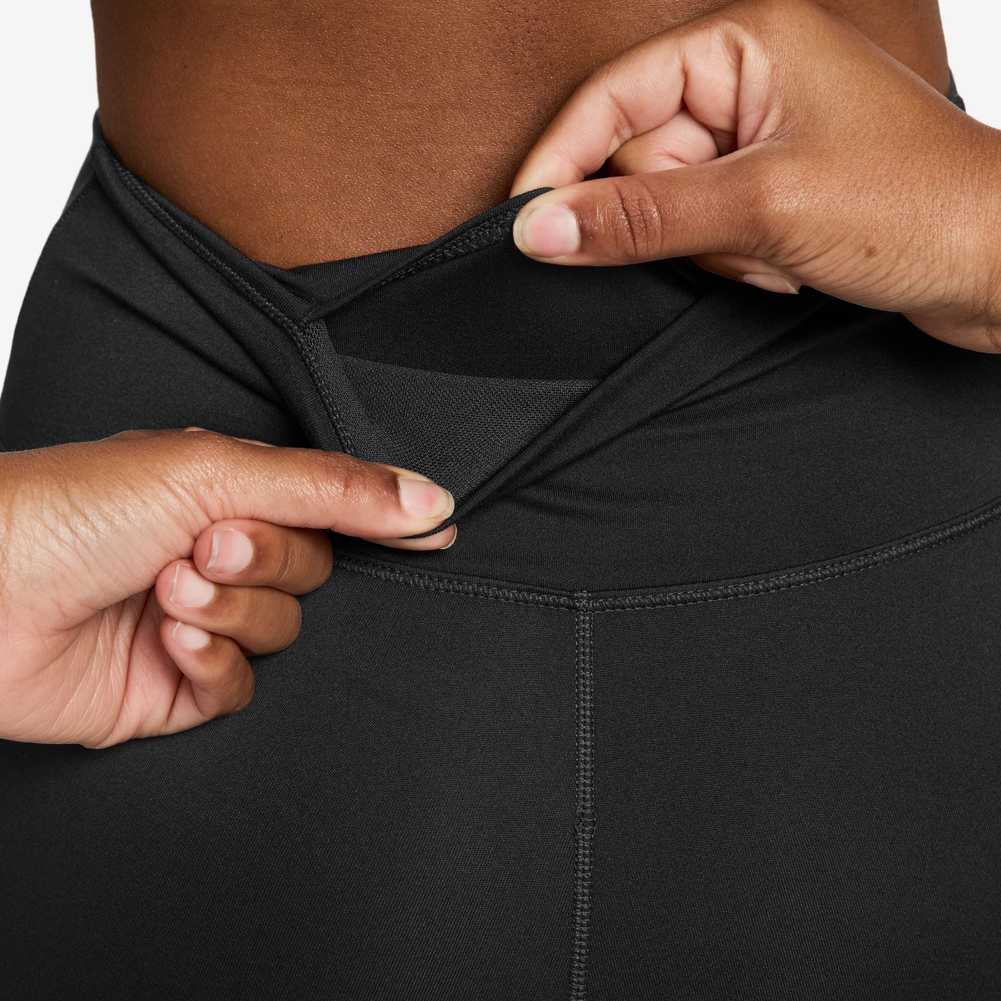 Nike Trainingstights W NK DF ONE HR TIGHT USEAM schnell trocknendes Material, atmungsaktiv, mit elastischem Bund – Bild 3 von 3