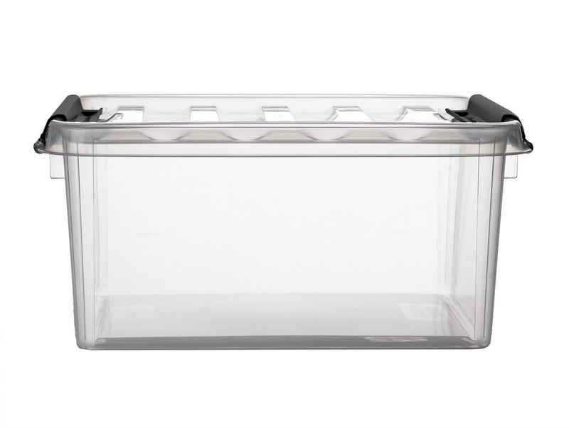 Orthex Stapelbox »Stapelbare Box Smart Store Classic 10 transparent Deckel & Verschluss« (1 St)
