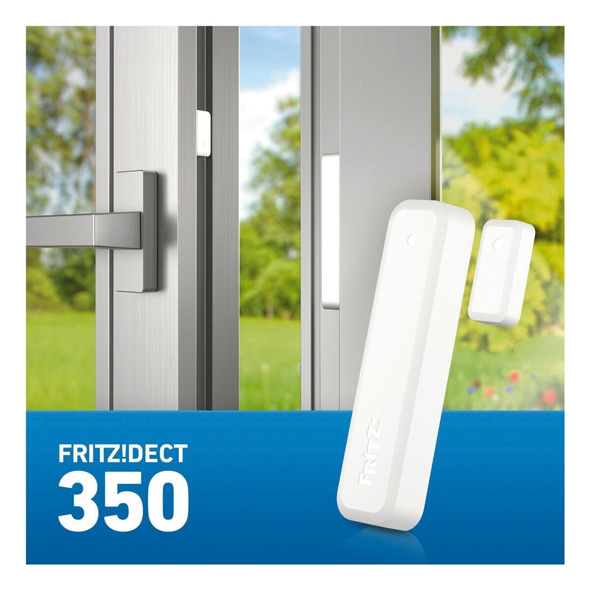 AVM FRITZ!DECT 350 Smarter Kontaktsensor, Magnetischer Tür-/Fensterkontakt