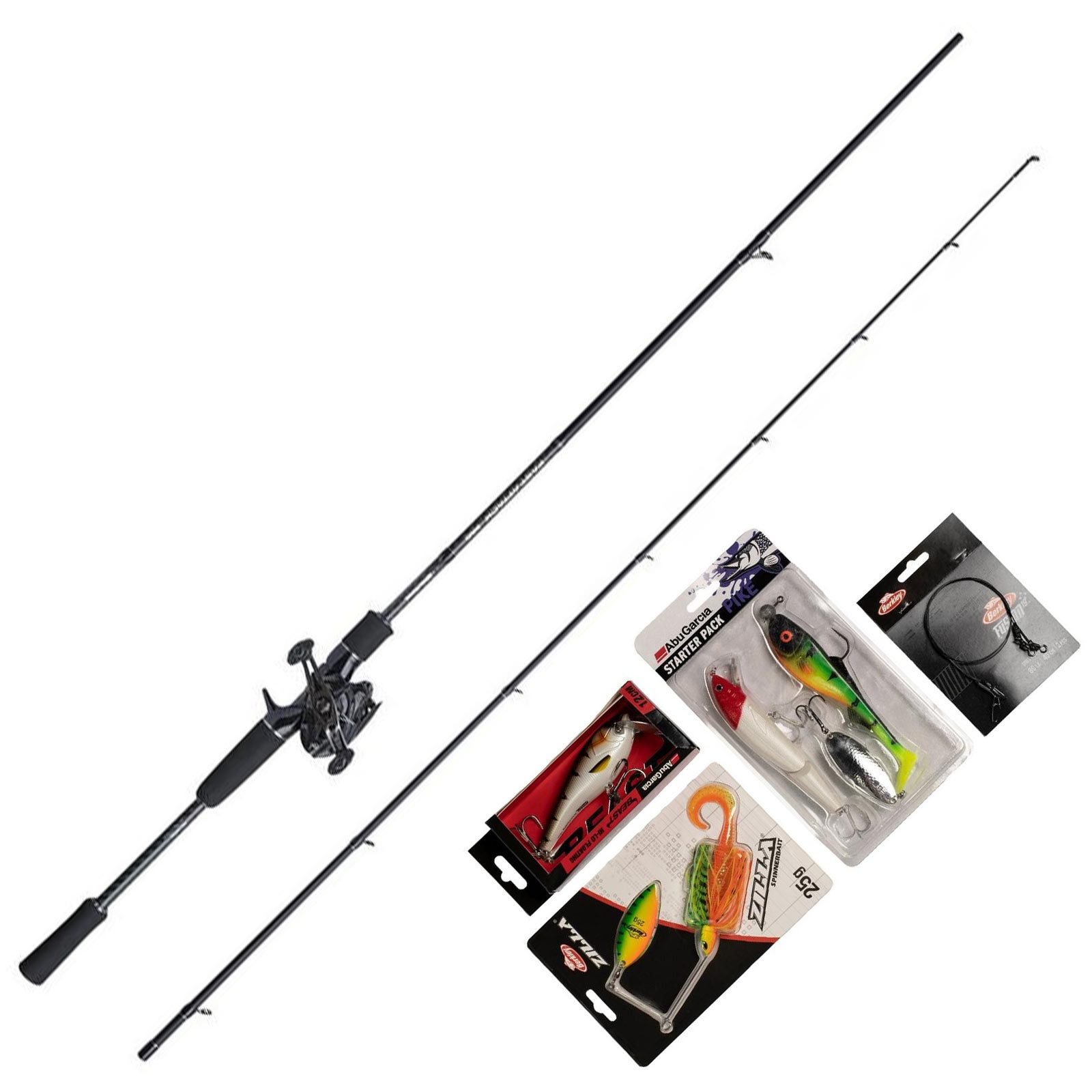 Abu Garcia Spinnrute, Abu Garcia Fast Attack Pro 210 20-70g Pike Komplett-Angelset