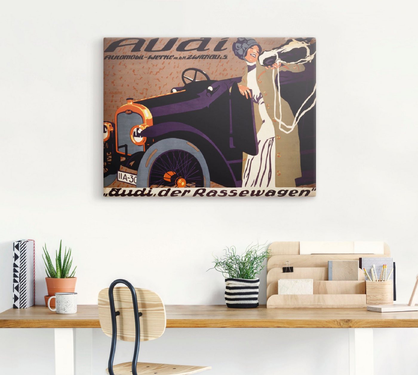 Artland Wandbild »Audi. 1912«, Auto (1 Stück), in vielen Größen & Produktarten -Leinwandbild, Poster, Wandaufkleber / Wandtattoo auch für Badezimmer geeignet-HomeTrends