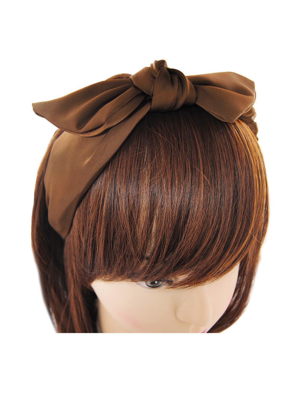 axy Haarreif Haarreif mit Schleife aus Satin, Damen Design Haarreif mit Unterschiedliche Enden