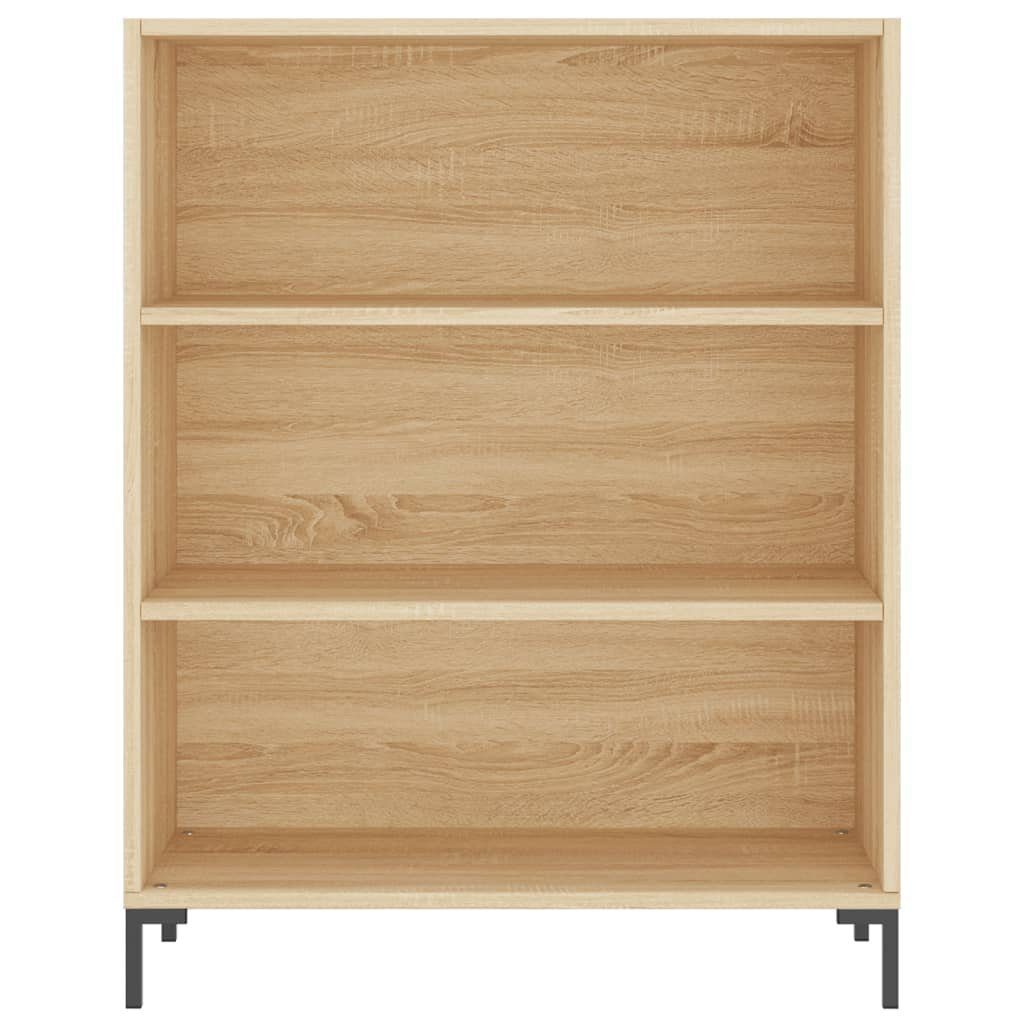 Eiche Bücherregal Bücherregal Holzwerkstoff, 1-tlg. cm Sonoma 69,5x32,5x90 vidaXL Sonoma-Eiche