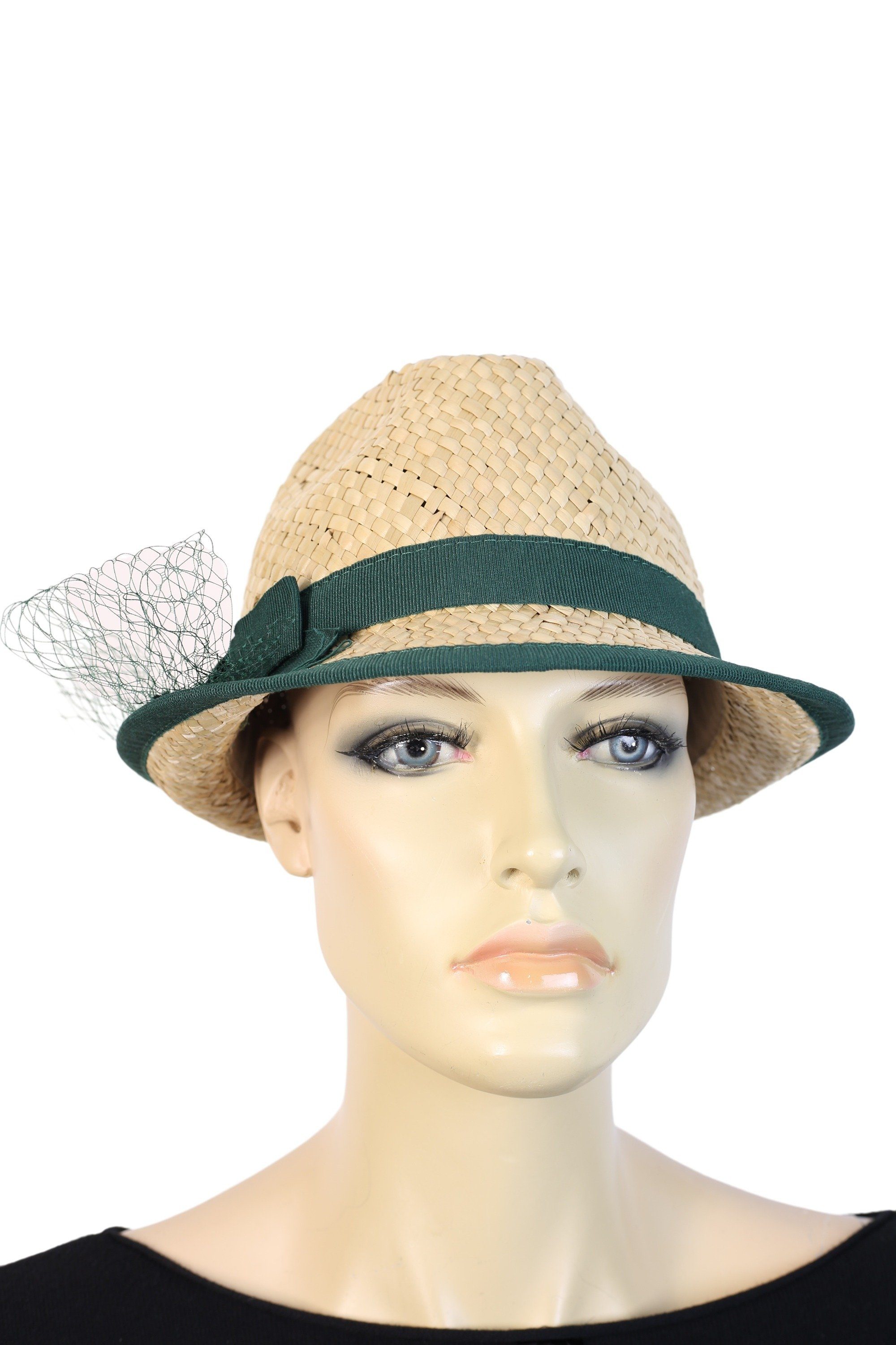 Allgäu Rebell Trachtenhut München (1-St) aus Bast, Made in Italy