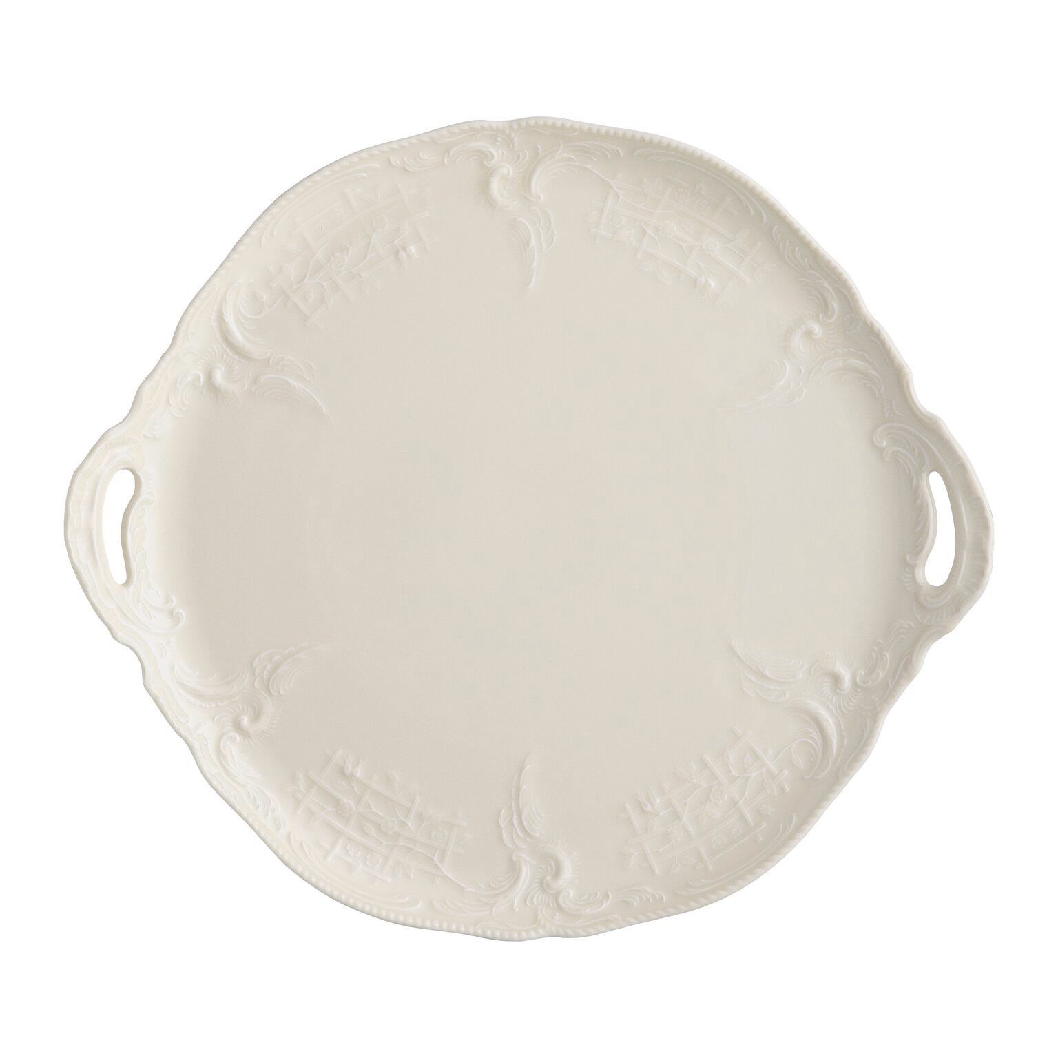 Rosenthal Tortenplatte Rosenthal Sanssouci Elfenbein Torten- & Kuchenplatte, Porzellan, Porzellan