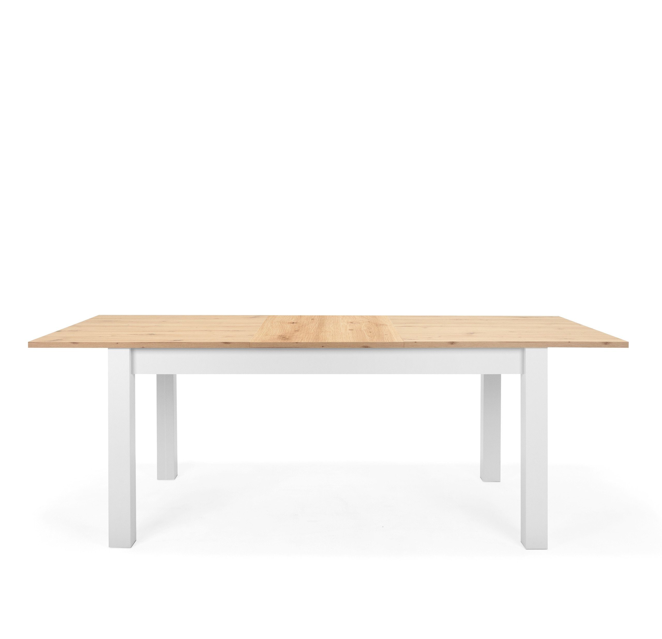 Newroom Esstisch Eireen, ausziehbar 160-215 cm inkl. Tischplatte Weiß Wilde günstig online kaufen