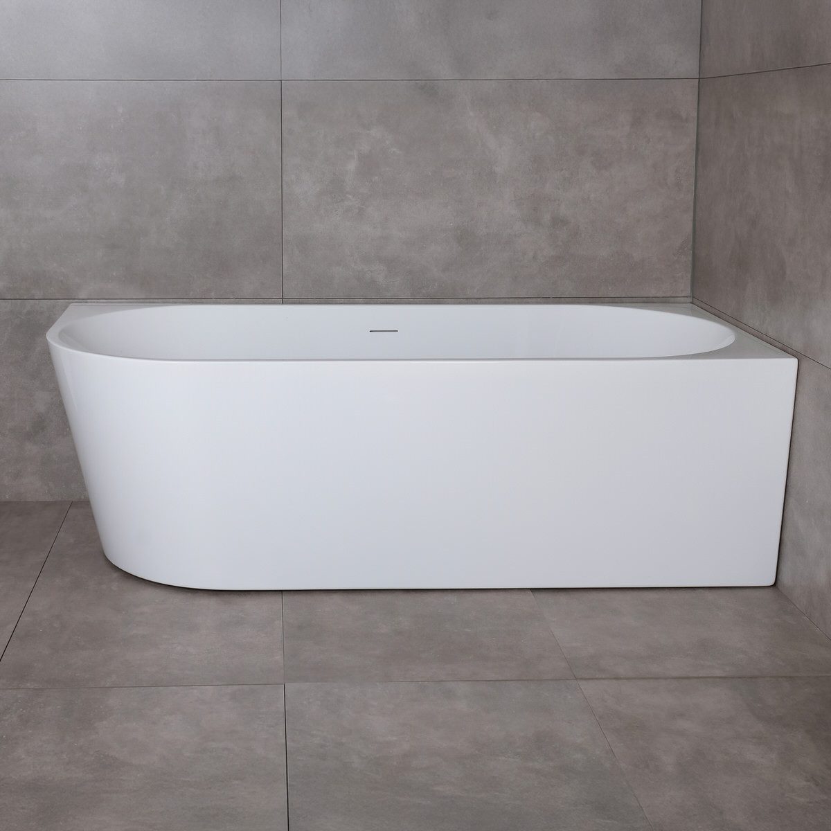 Belvit Badewanne halbfreistehend & freistehend aus Acryl – Eckbadewanne ode günstig online kaufen