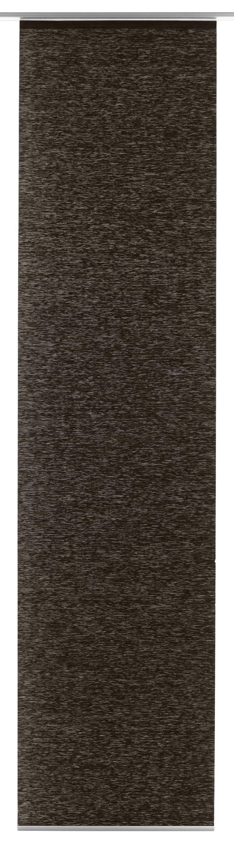 GARDINIA Schiebegardine Flächenvorhang Natur-optik (1 St), Klettband, blickdicht, ohne Paneelwagen