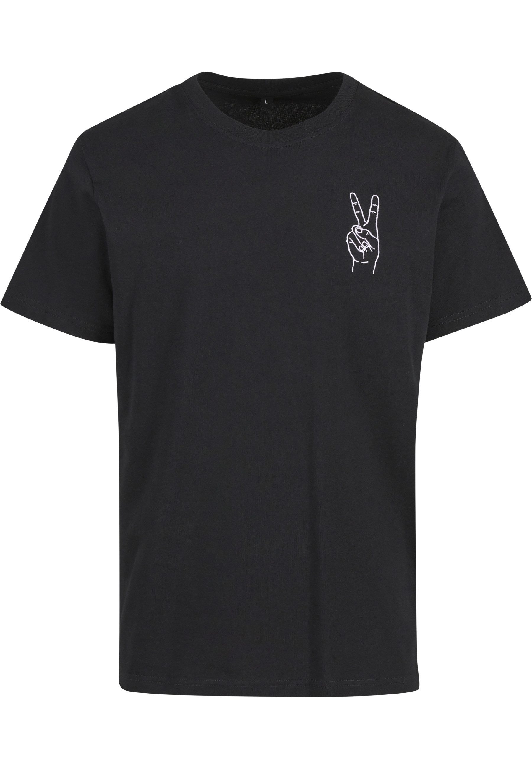 MisterTee T-Shirt MisterTee Herren Peace Sign Tee EMB (1-tlg) günstig online kaufen