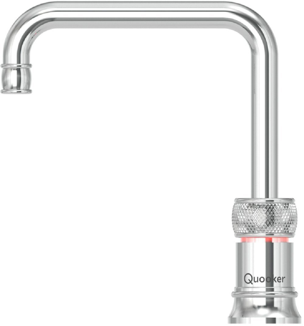 QUOOKER Küchenarmatur Classic Nordic Square single tap mit COMBI Reservoir *inkl. 7 JAHRE GARANTIE*