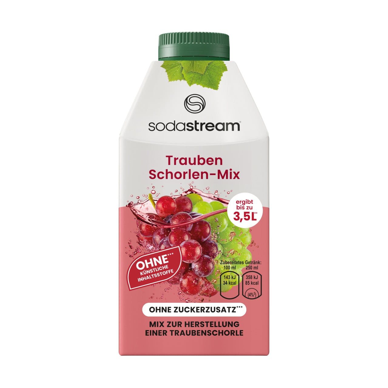 SodaStream Getränkespender Sodastream Sirup Trauben Schorlen-Mix 500 ml