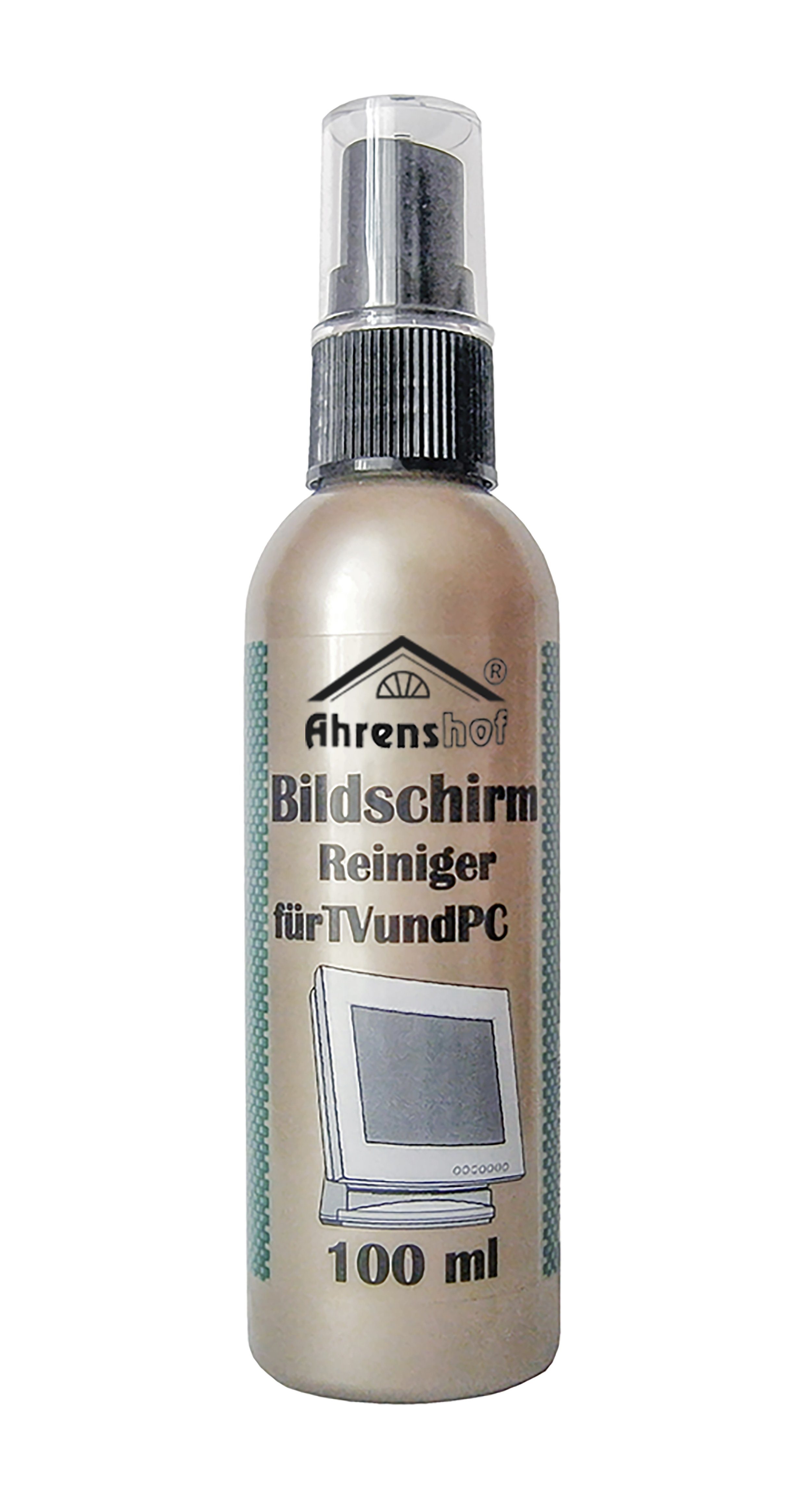 Ahrenshof BILDSCHIRMREINIGER 100ml Spray Bildschirm Monitor Display Reiniger 23 Sprühreiniger (Laptop PC Notebook Camera Scanner Händy Pumsprayflasche TFT/LCD)