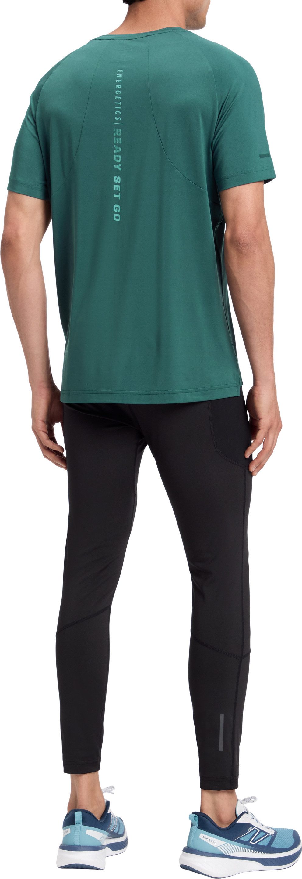 Energetics Laufshirt HE.-T-SHIRT ELLAZOR II SHORT SLEEVE M mit kurzen Ärmeln, kragenlos, aus Jersey, hinten länger geschnitten
