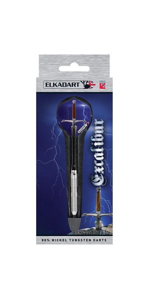 Elkadart Dartpfeil ELKADART Excalibur, Steel Dart, 22 Gramm, 80% Tungsten, Komplettsatz