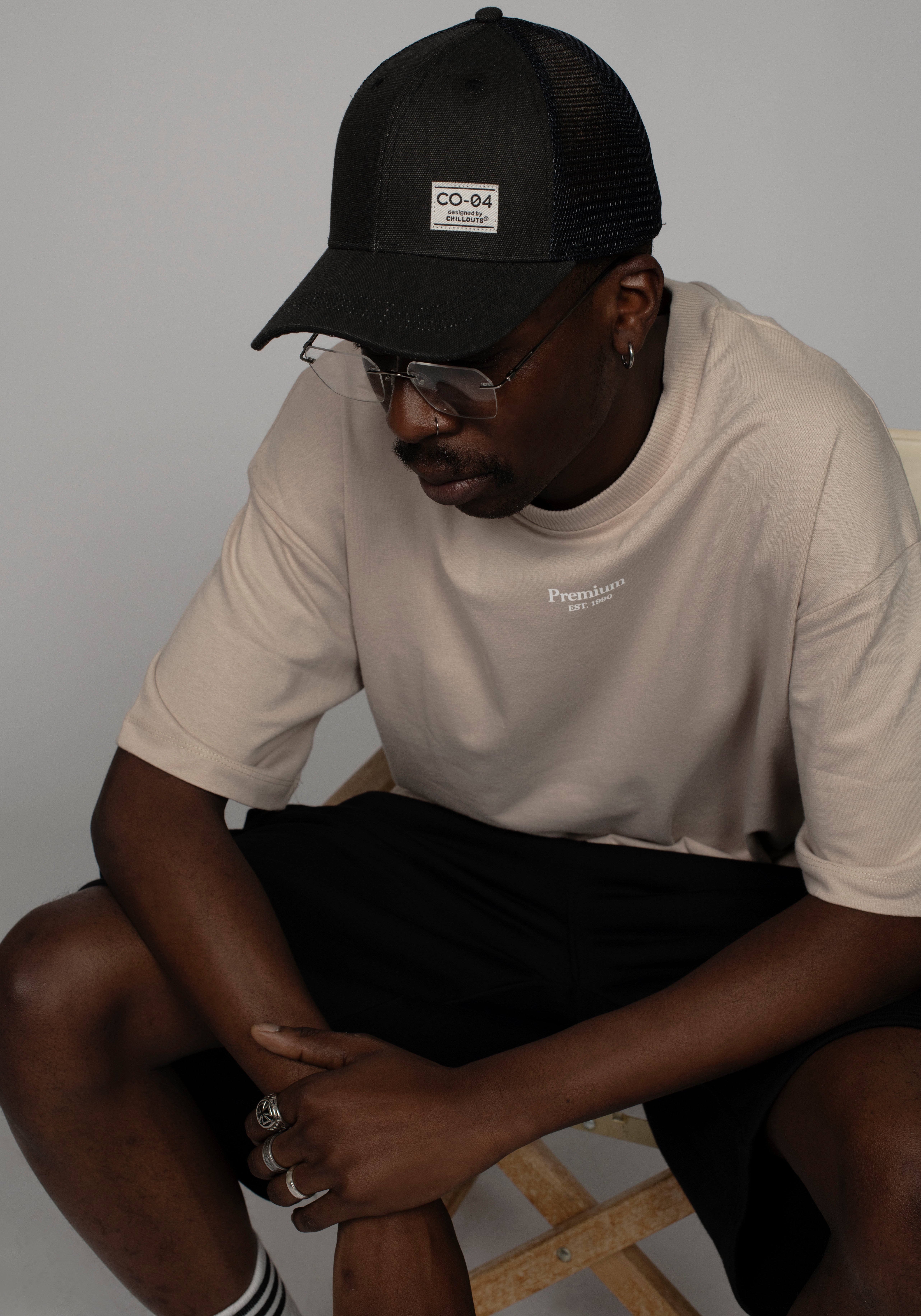 chillouts Baseball Cap Denver Hat mit luftdurchlässigem Netzrücken & stylischem Logo-Patch