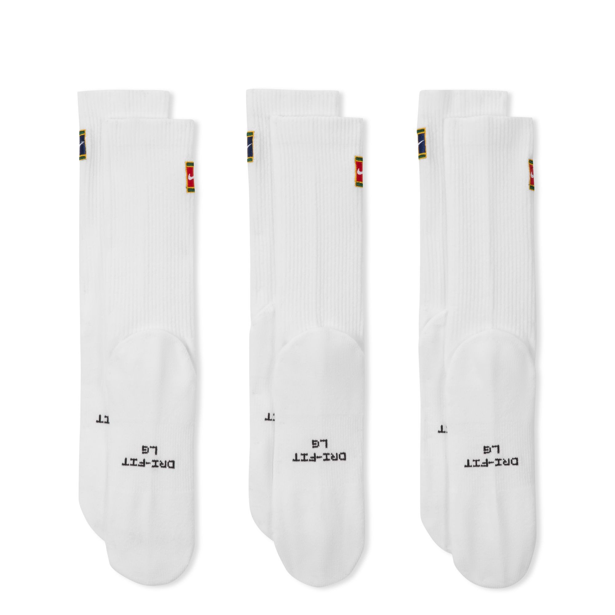 Nike Sportsocken U NK ED ELVD CRW 3P TENNIS 144 für sportliche Aktivitäten, sportlicher Stil, 3 Paar im Set