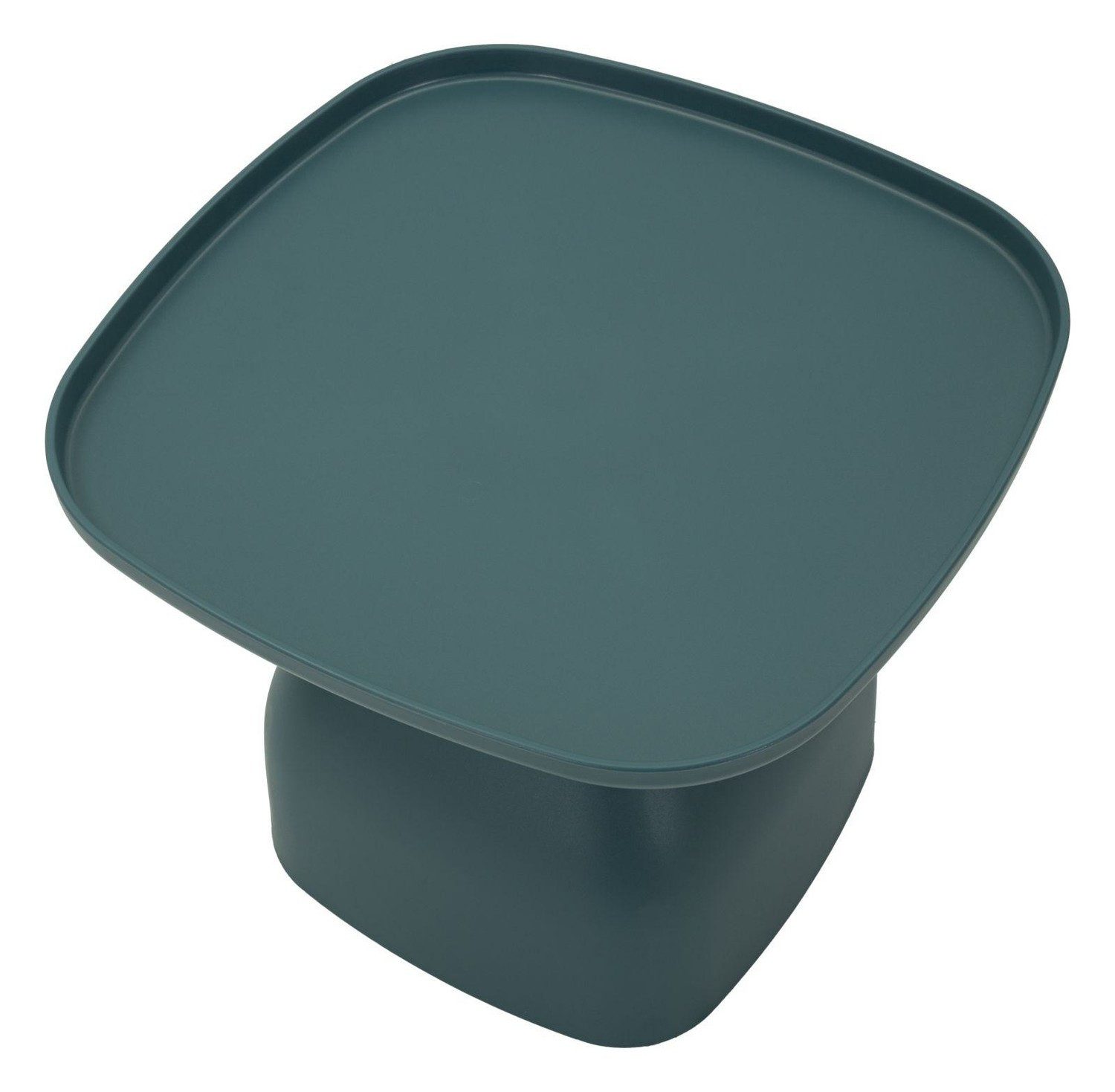 Natur24 Couchtisch Tavolinetto Couchtisch 48 x 48 x 38 cm Plastik Blau