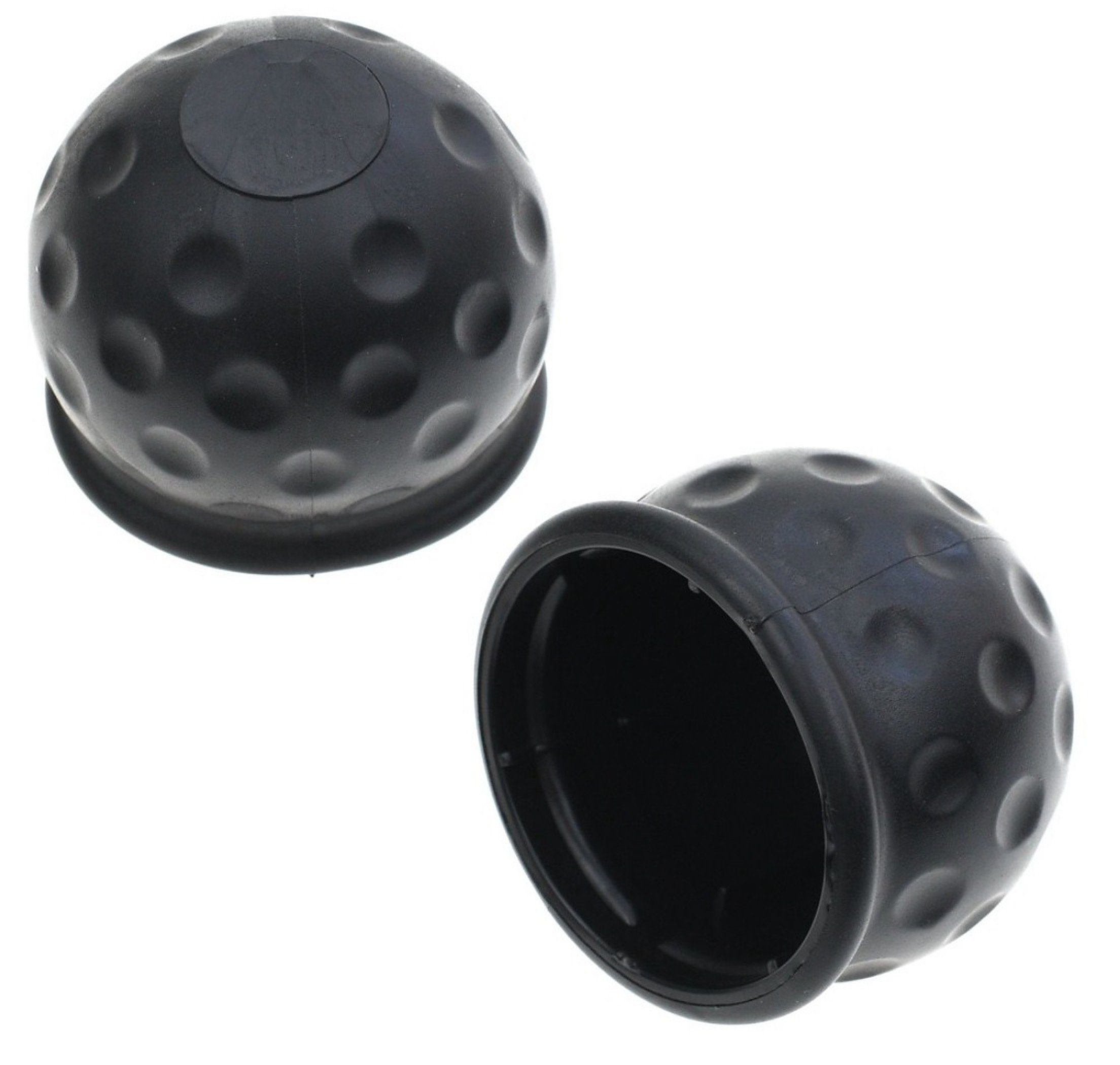 BAYLI Abdeckkappe 2 x Anhängerkupplung Schutzkappe Gummi, AHK Kappe in  Golfball-Form