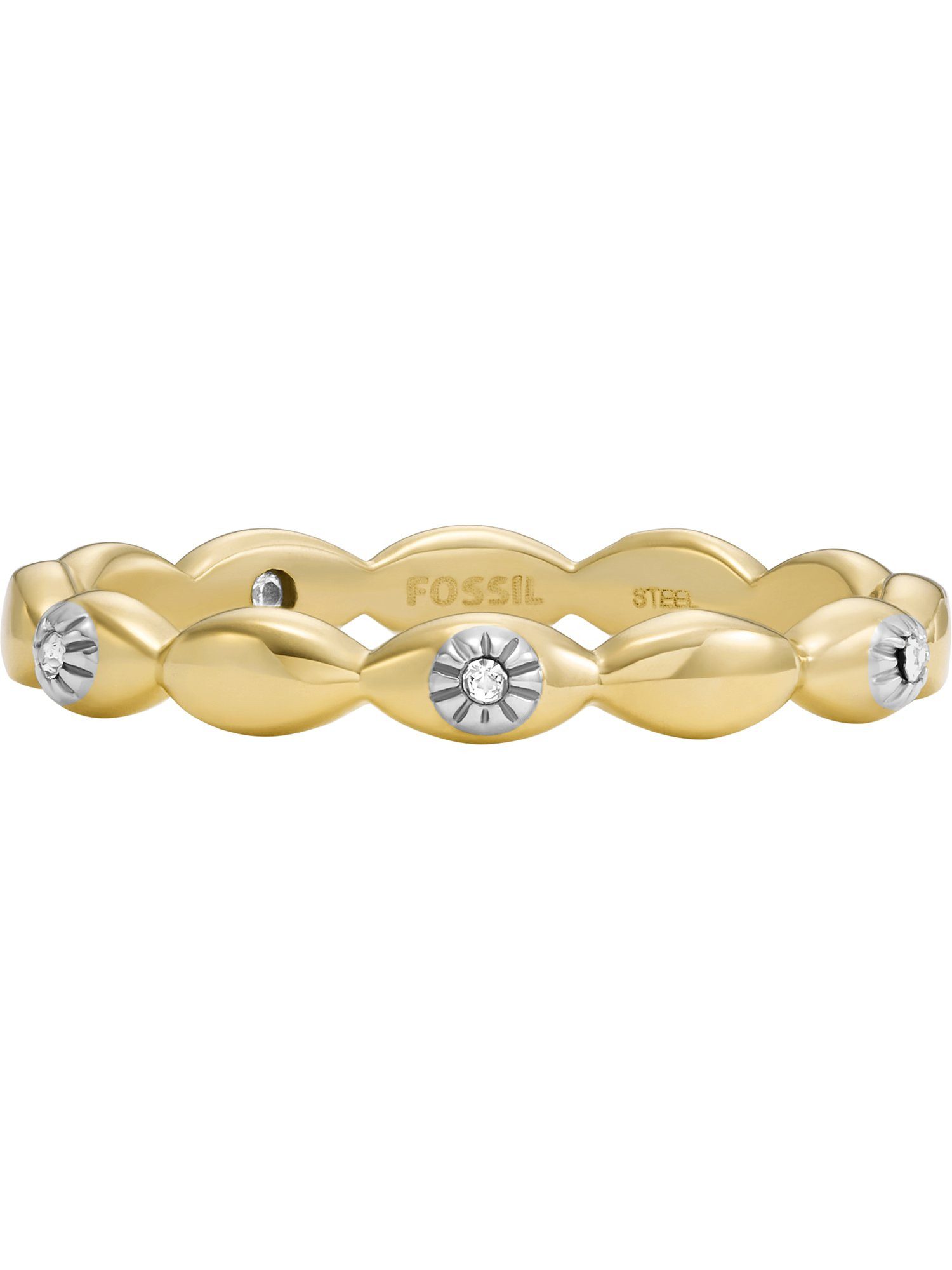 Collier Fossil Damen-Kette Farbstein