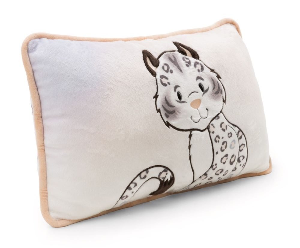 Nici Kuscheltier Nici Kissen Schneeleopard Eleni 43 x 25 cm Plüschkissen